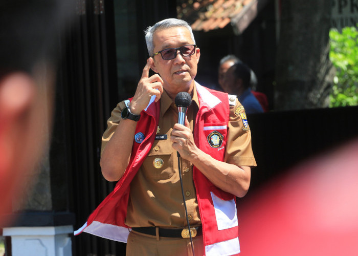 APRESIASI: Pj Walikota Agus Mulyadi mengapresiasi atas kemitraan Untag selama ini, dan berterimakasih penyelenggaraan KKM Terpadu Untag di wilayah Kota Cirebon.