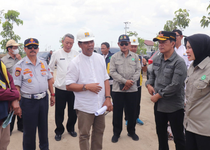 Wabup Cek Pembangunan Fisik di Wilayah Cirebon Timur