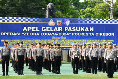 Polresta Cirebon Gelar Apel Pasukan Operasi Zebra Lodaya 2024, Tekan Angka Kecelakaan Lalu Lintas