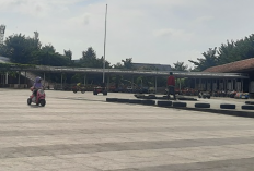 Berada di Pusat Kota Jatibarang dan Depan Stasiun, RTH Jatibarang Enak Buat Ngabuburit