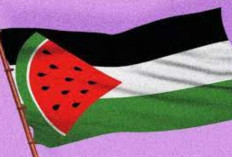PSI Bagikan Potongan Semangka Buat Palestina