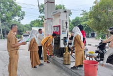 Jelang Libur Nataru, Disperdagin Kabupaten Cirebon Sidak SPBU