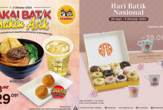 Cuma Hari Ini! Dapatkan Promo Makanan dan Minuman dengan Memakai Batik, Ada Hokben dan JCO