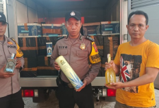  Operasi KRYD, Polsek Losari Sita 2.408 Botol Miras dari Luar Daerah