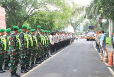 Personel Gabungan Amankan Rapat Pleno KPU