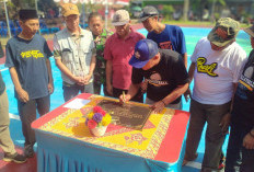 Resmikan Lapangan Voli Gelar Turnamen