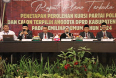 KPU Tetapkan 50 Anggota DPRD Terpilih Periode 2024-2029 