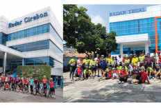 Gowes sebelum Ramadan; Tempuh 150 KM, Mulai dari Radar Cirebon-ke Radar Tegal 150 KM