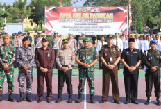 Cek Kesiapan Personel Pengamanan Pilkada, Polres Indramayu Gelar Pasukan Operasi Mantap Praja Lodaya