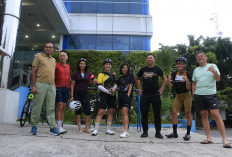 Gowes Pulang Pergi Cirebon-Tasik, Presiden Persebaya Takjub Pemanadangan Gunung Cakrabuana