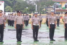 Awal Tahun, 89 Anggota Polres Indramayu Naik Pangkat