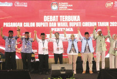 Debat Kandidat Perdana Pilbup Cirebon Lancar, tapi Ada Evaluasi