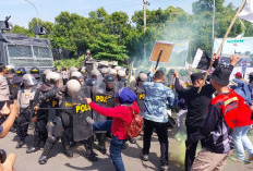 Ramainya Bentrok Demonstran Pilkada 2024 Dengan Petugas Kepolisian