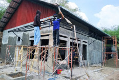 Pembangunan TPS Desa Karyamukti Capai 90 Persen