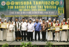  59 Siswa Tim Hafiz ESQul The Voissa SMP Negeri 1 Cirebon Ikuti Wisuda Tahfiz