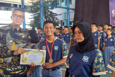 Berprestasi di Popkota, Siswa SMAN 1 Diganjar Penghargaan