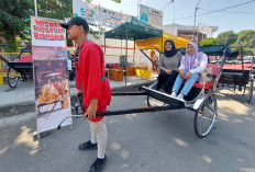 Becak Jepang Semarakkan Anniversary Vihara Dewi Welas Asih