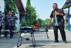 Untuk Selamatkan  Tanaman Akibat  Kekurangan Air, BBWS Cimancis Beli Drone Air Senilai Rp 190 Juta