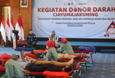 Ribuan Peserta Ikuti Kegiatan Donor Darah Semangat Sumpah Pemuda 