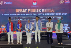 Debat Kedua Pilkada Kota Cirebon Sempat Ricuh Gara-gara Paslon 3 Keluarkan Kartu