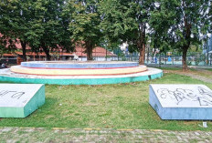 Kumuh dan Rusak, Dinas PRKP Berjanji  Bersihkan Area Taman Kebumen 