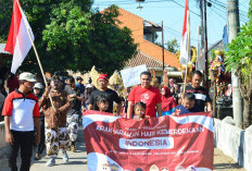 Bambang Ikut Berpartisipasi dalam Karnaval Kemerdekaan, Bangun Semangat Gotong Royong Warga