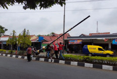 Bersolek Lagi, Dishub Kabupaten Cirebon Pasang 33 PJU Tematik di Pusat Kota